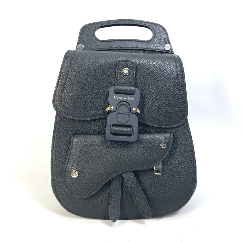 CHRISTIAN DIOR Bag Saddle backpack Backpack Black