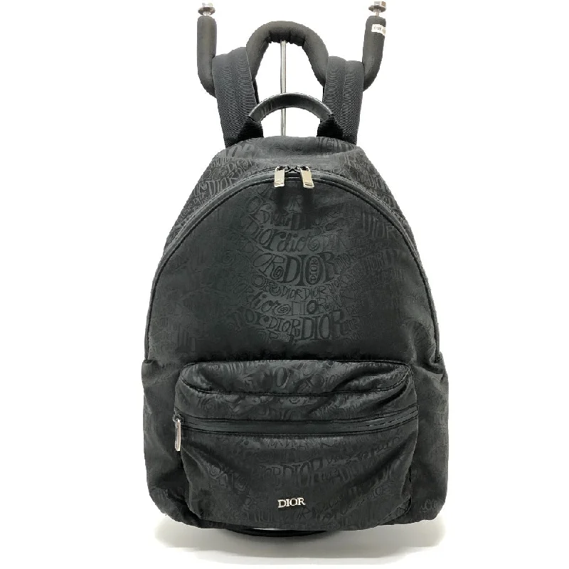 Dior Backpack 1PEBA064 Nylon / leather black Dior xStussy collaboration unisex(Unisex) Used Authentic