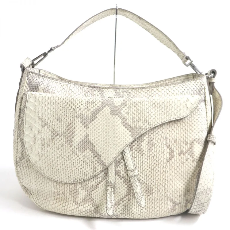 Dior Python Leather Saddle Bag 2WAY