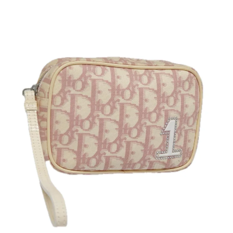 Dior Trotter  Canvas Clutch Bag (Pre-Owned)