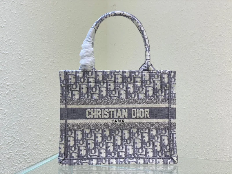 Christian Dior Small Book Tote Violet