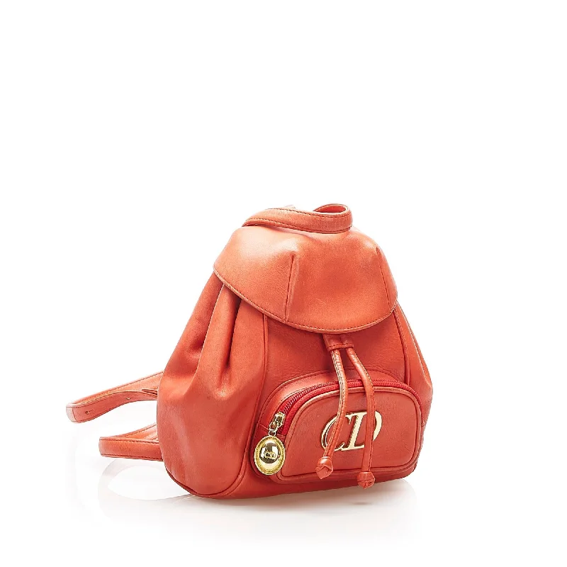 Dior Mini Logo Leather Backpack (16931)