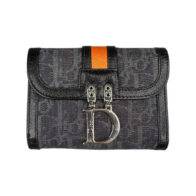 DIOR 2006 FLIGHT COLLECTION DENIM WALLET