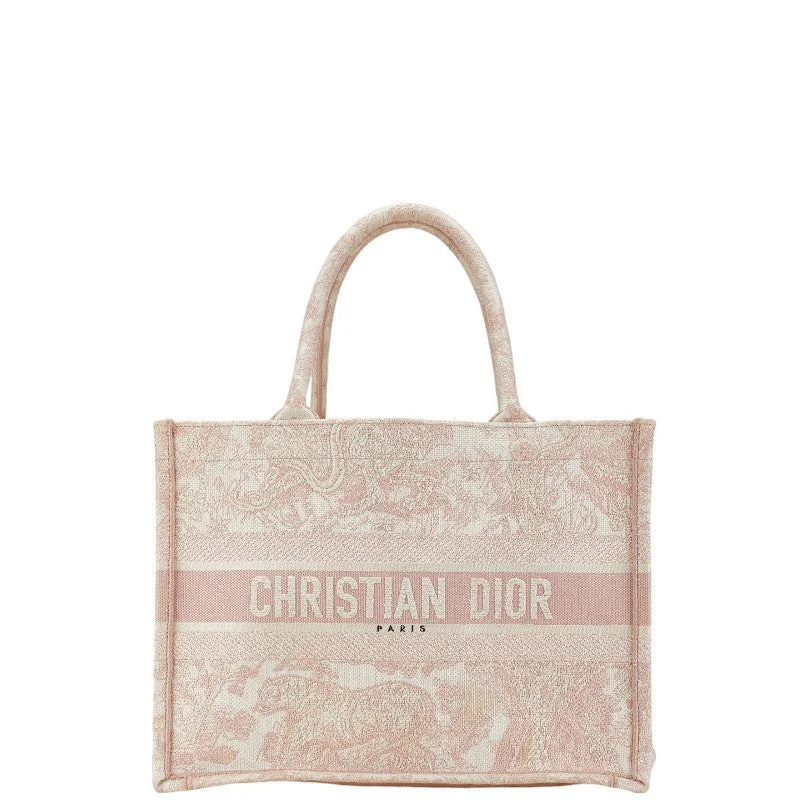 Dior Book Tote Medium Embroidery Canvas Bag