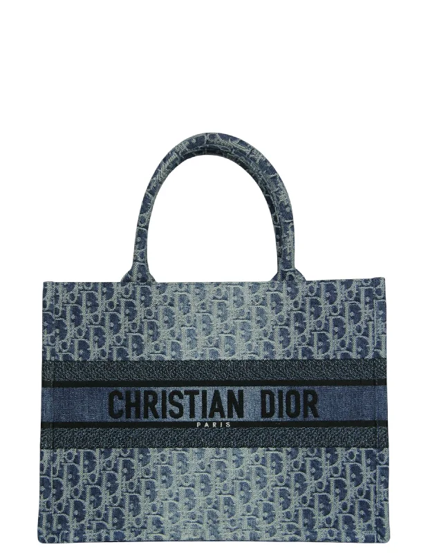 Christian Dior Denim Ombre Medium Book Tote