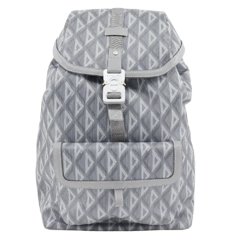 Christian Dior Backpack 1ESBA021CDP PVC gray Backpack HIT THE ROAD