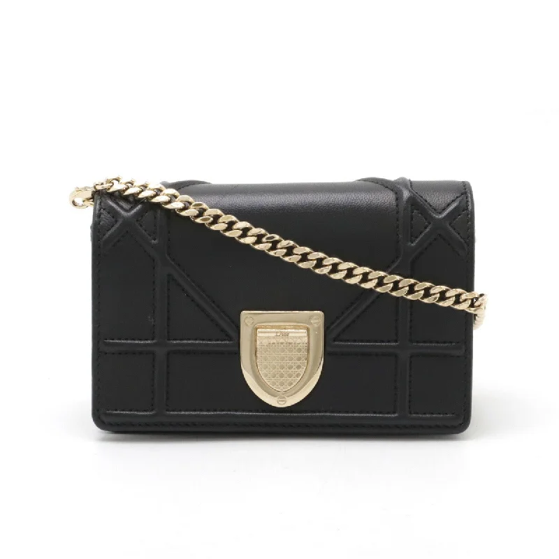 Dior Diorama Mini Leather Chain Shoulder Bag