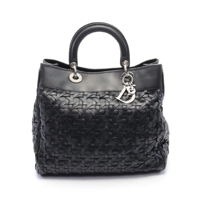 Dior Diorissimo Leather Handbag Black