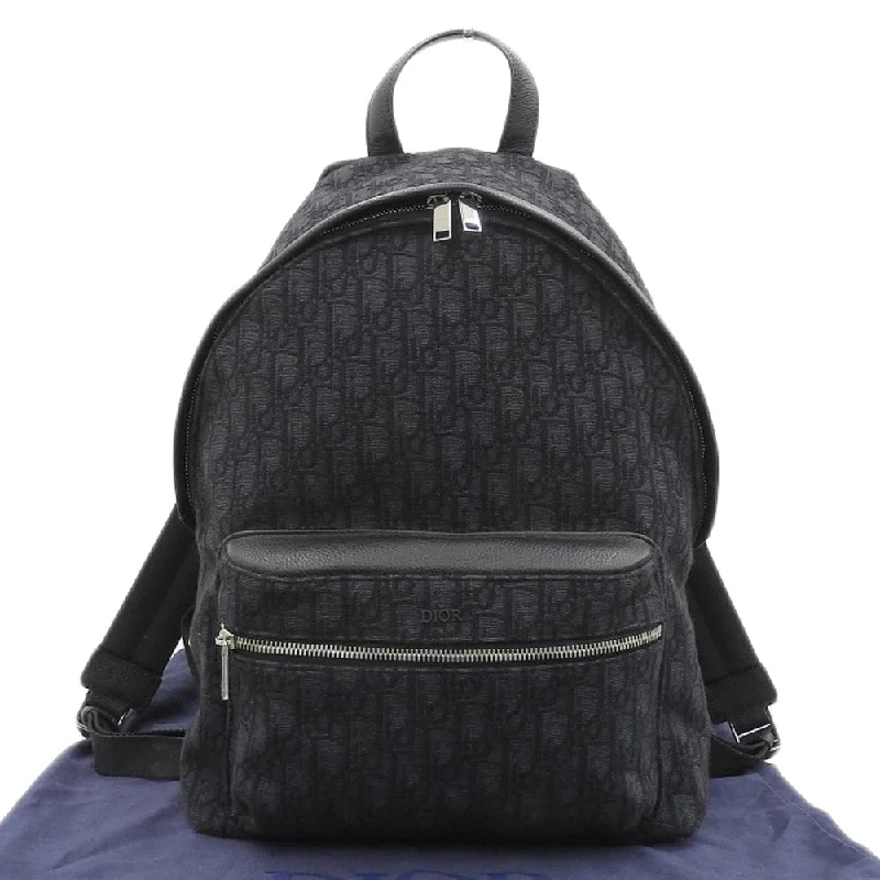 Christian Dior Leather Canvas Backpack 1VOBA088YKY H28E