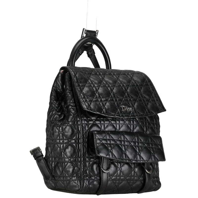 Dior Lady Logo Rucksack Backpack Black   Dior