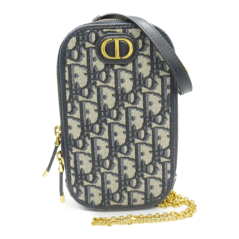 Dior Jacquard Phone Chain Shoulder Bag