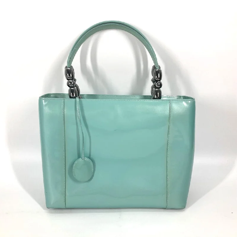 Dior Handbag enamel Light blue Shoulder Bag Shoulder Bag Maris Pearl