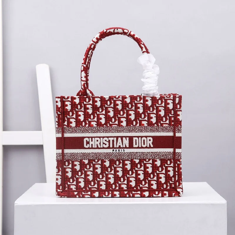 Christian Dior Small Book Tote Red, For Women