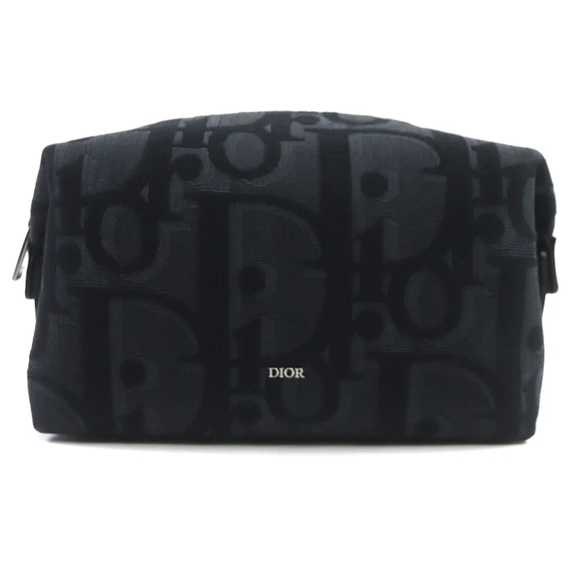 Dior Oblique Jacquard Pouch Clutch Bag