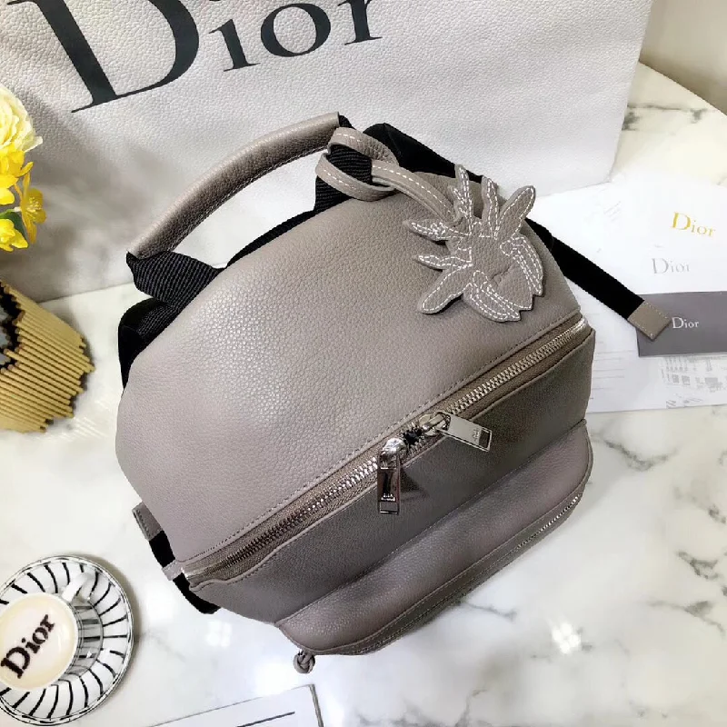 Christian Dior Rider Rucksack Backpack In Beige Calfskin