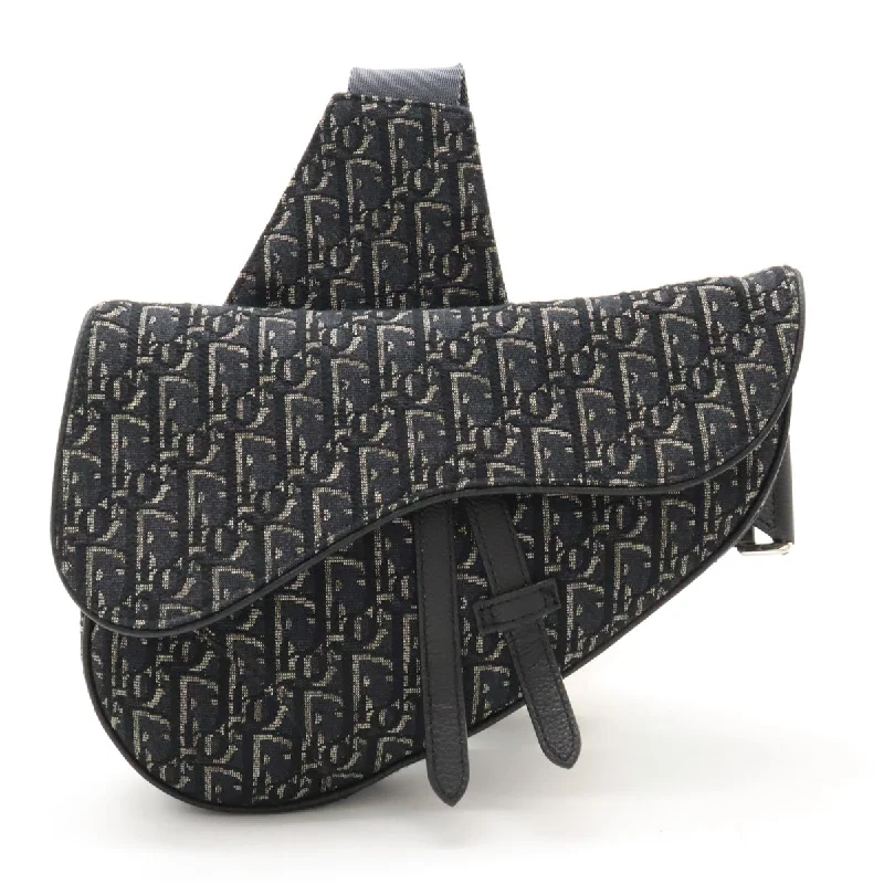 Dior Homme Oblique Jacquard Saddle Bag