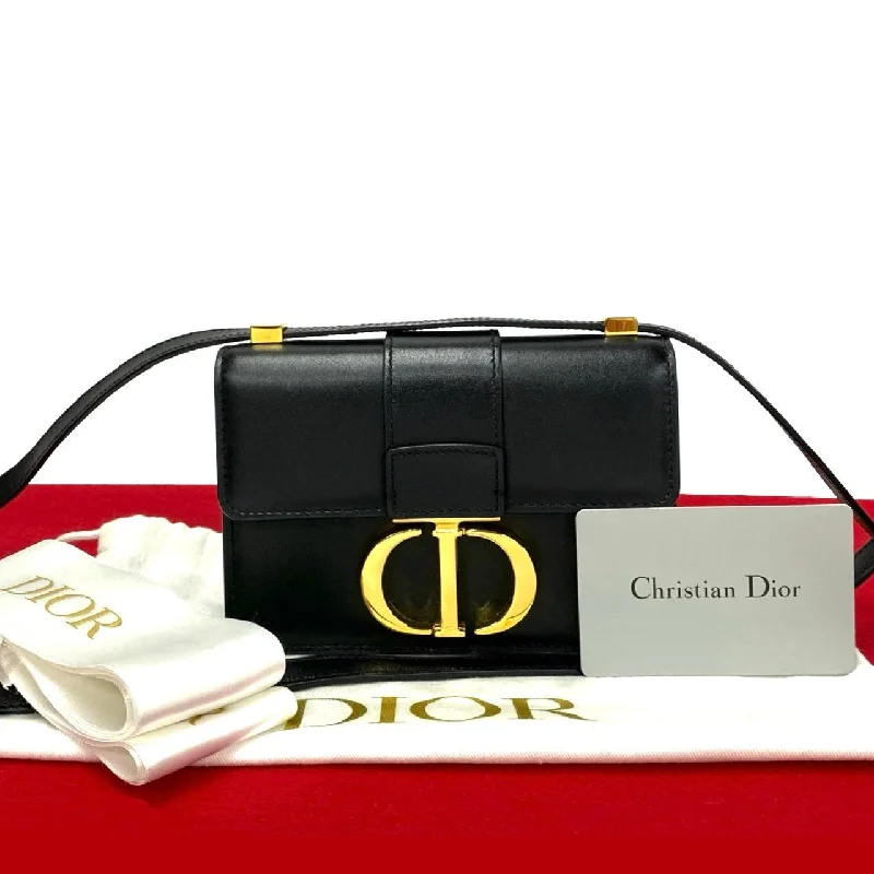 Dior Shoulder Bag Calfskin black Montaigne