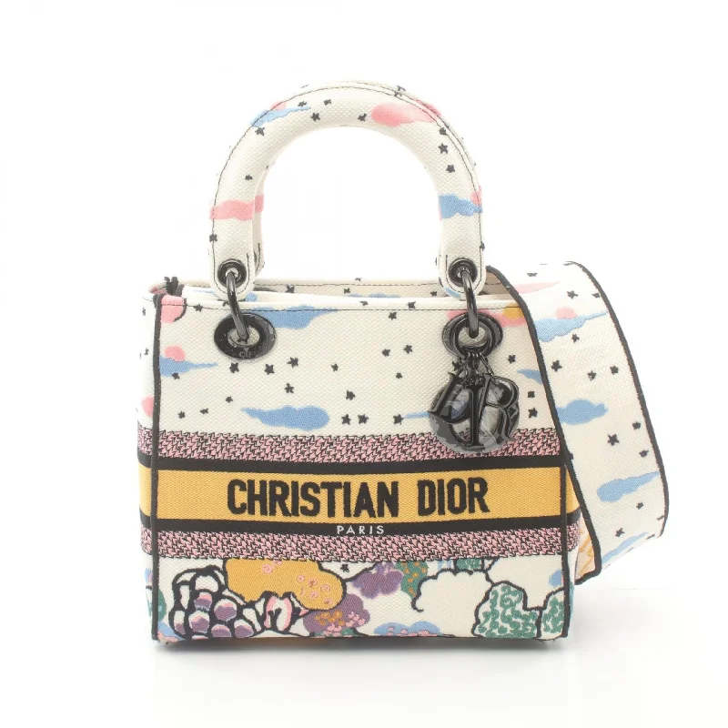 Dior Lady Dior Canvas Handbag