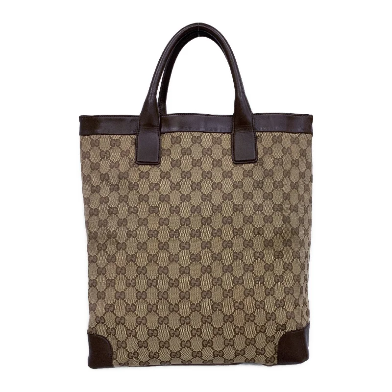 GUCCI Tote Bag/BRW/Canvas/All Over Print