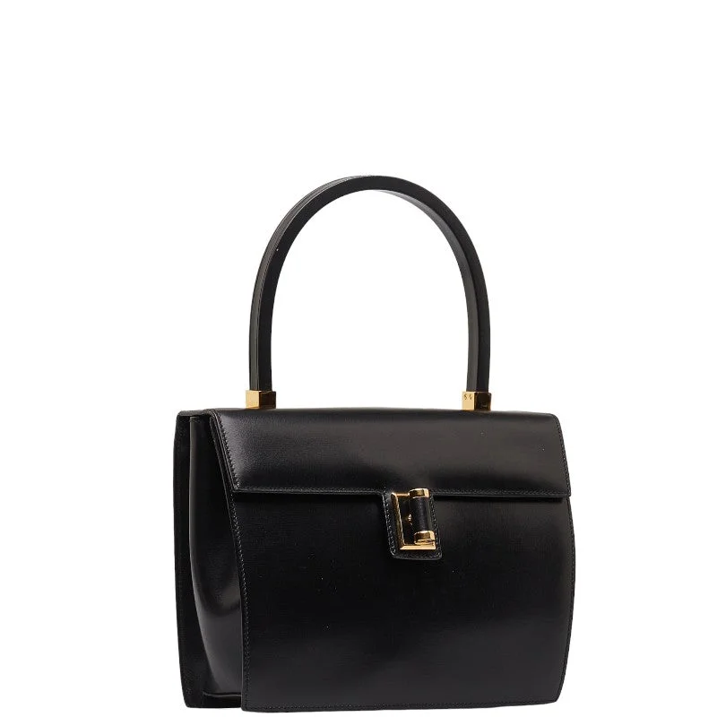 Gucci 96 Turn-Lock Kelly Handbag 000 46 0096 Black Leather  Gucci