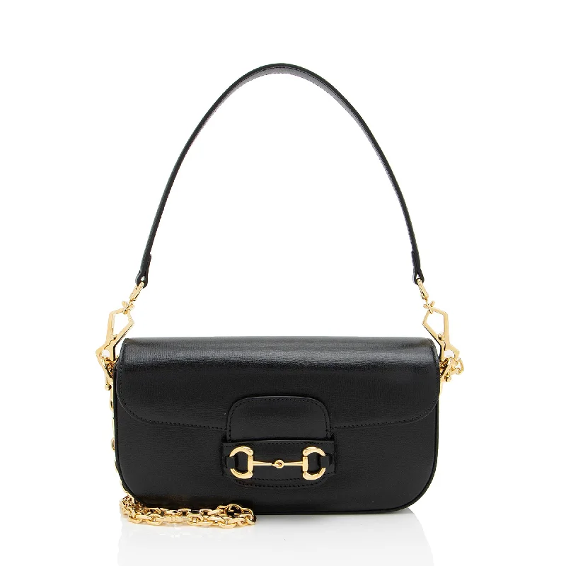 Gucci Calfskin Horsebit 1955 Small Shoulder Bag (SHF-I9ka6d)