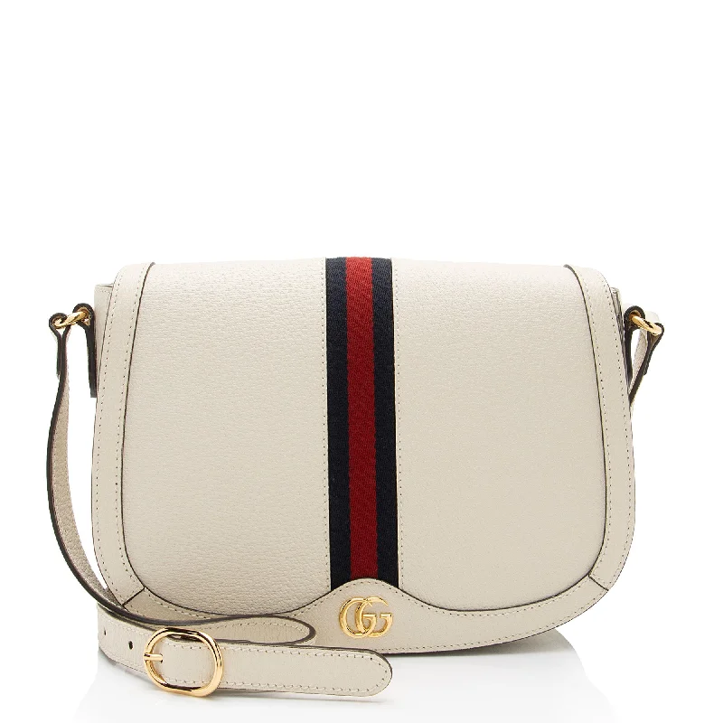 Gucci Calfskin Ophidia Flap Messenger (SHF-d4mnSM)