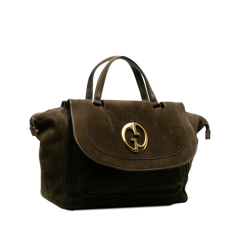 Gucci Double G Handbag Boston Bag 251813 Brown Swedish Lady Gucci