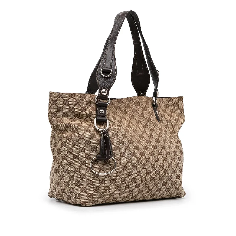 Gucci GG Canvas Icon Bit Tote