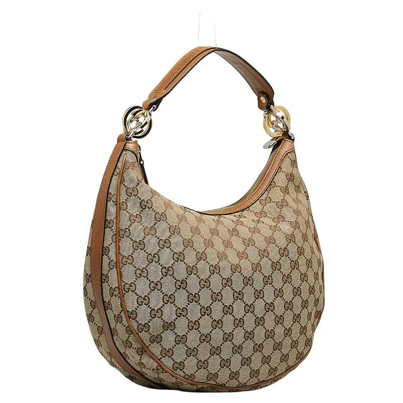 Gucci GG canvas one shoulder bag 232962 beige brown canvas leather ladies Gucci Gucci