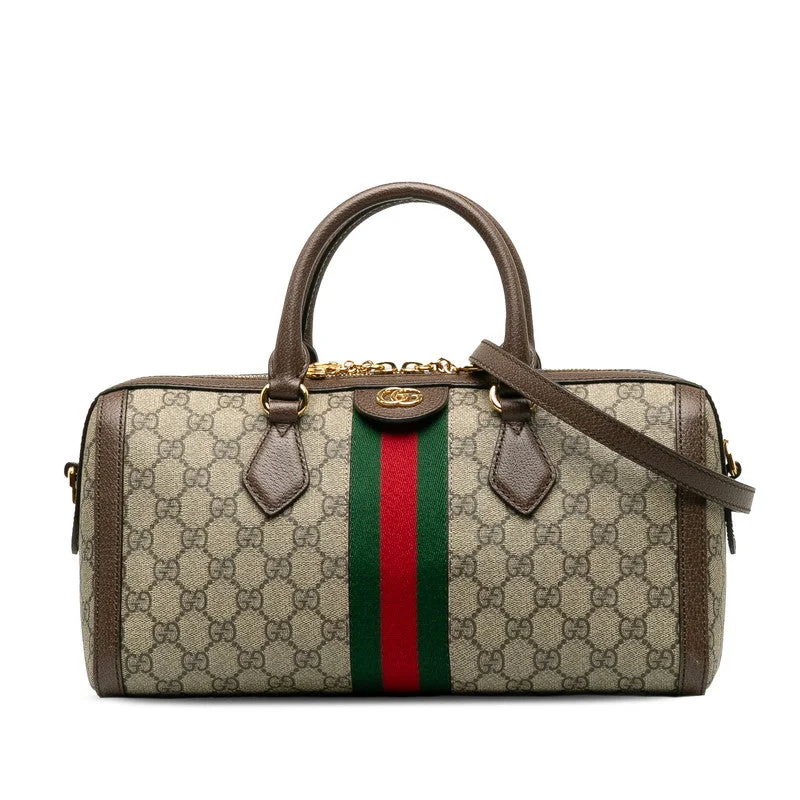 GUCCI Ophidia Top Handle Bag in Monogram 524532 Ladies