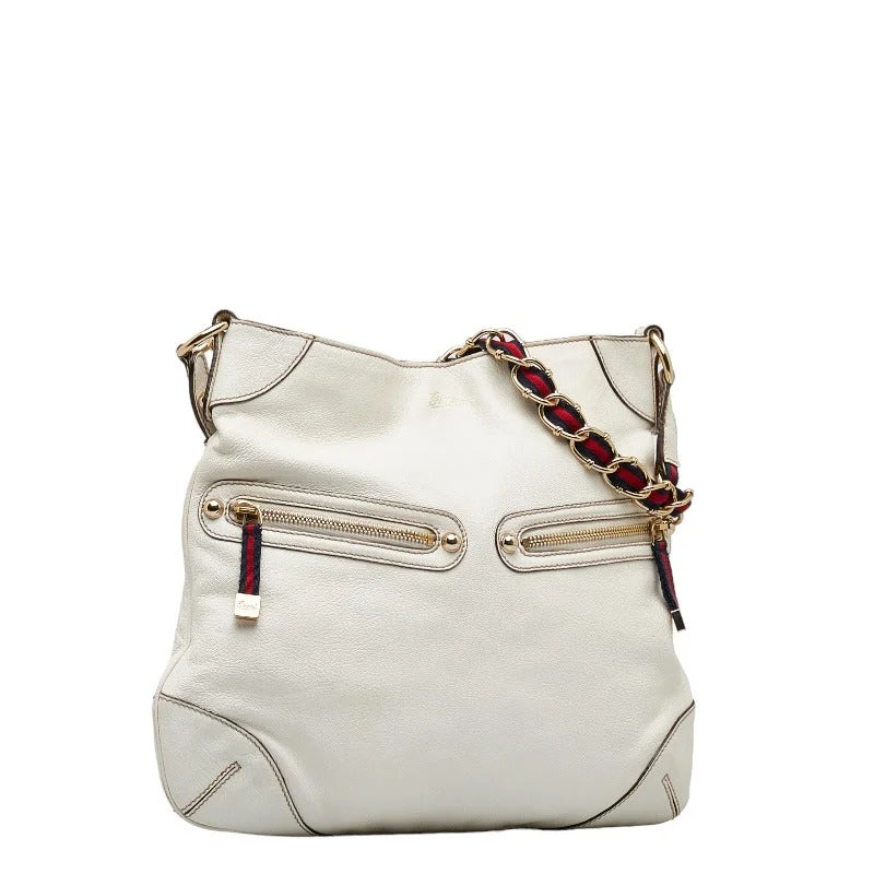 GUCCI Gucci Shirley 154392 Shoulder Bag Leather White  Gucci