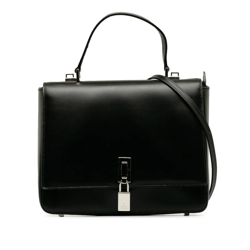 Gucci Handbags 2WAY 000 0813 Black Leather  Gucci