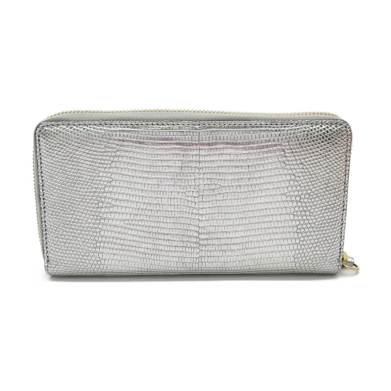 Gucci Round Long Wallet Round Long Wallet   Silver  456117