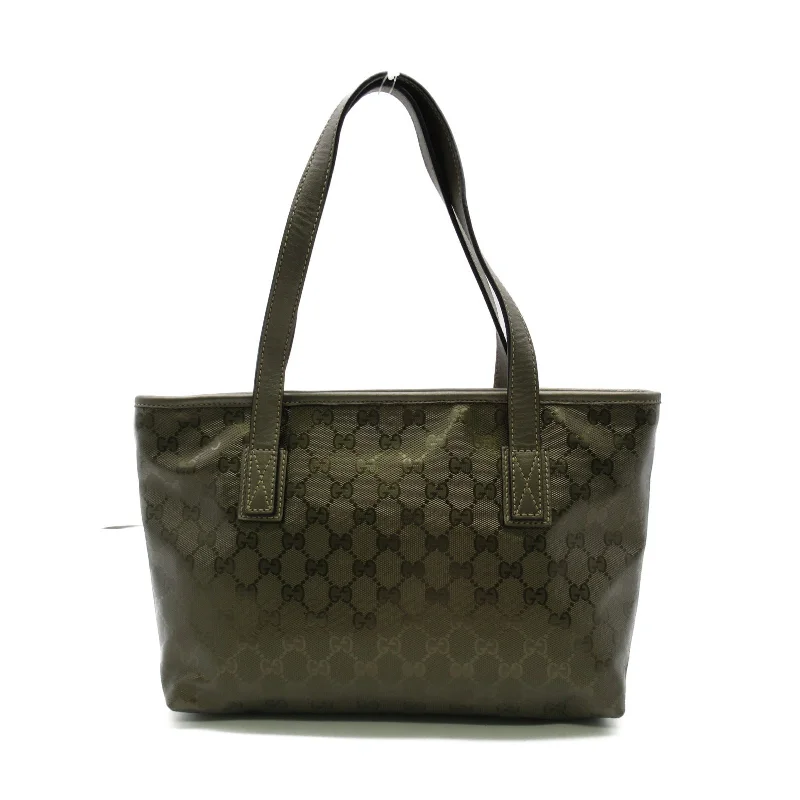 Gucci Tote Bag Tote Bag PVC Coated Linen  Karki Metal Tooth Bag 211138