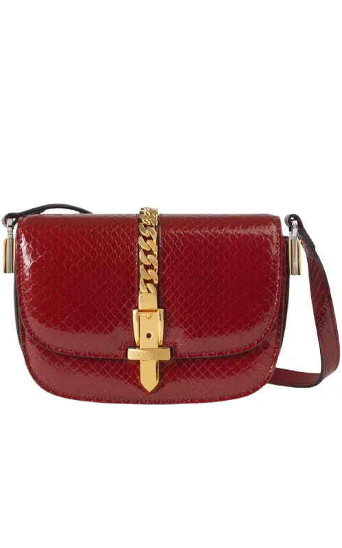 Sylvie 1969 Python Mini Shoulder Bag