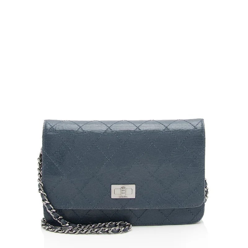 Chanel Aged Calfskin 2.55 Reissue Wallet on Chain (SHF-SBAN8G)