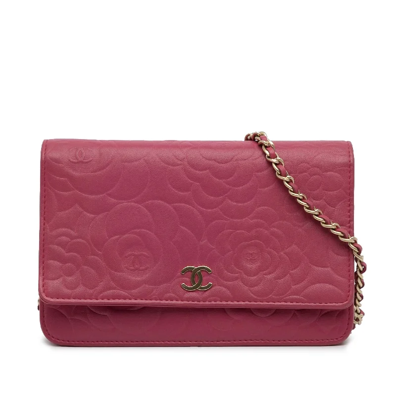 Chanel Camellia Wallet On Chain (SHG-psLbBn)