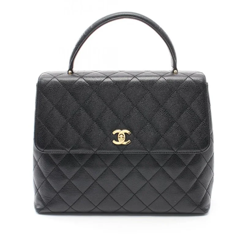 Chanel Caviar Kelly Top Handle Bag (SHG-TzXj4g)