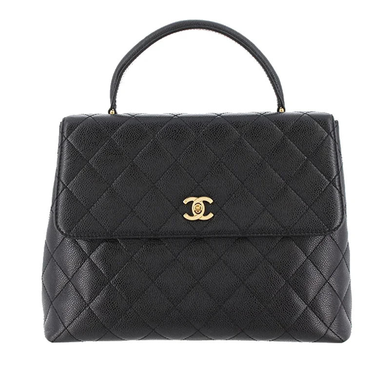 Chanel Caviar Kelly Top Handle (SHG-CmvHAK)