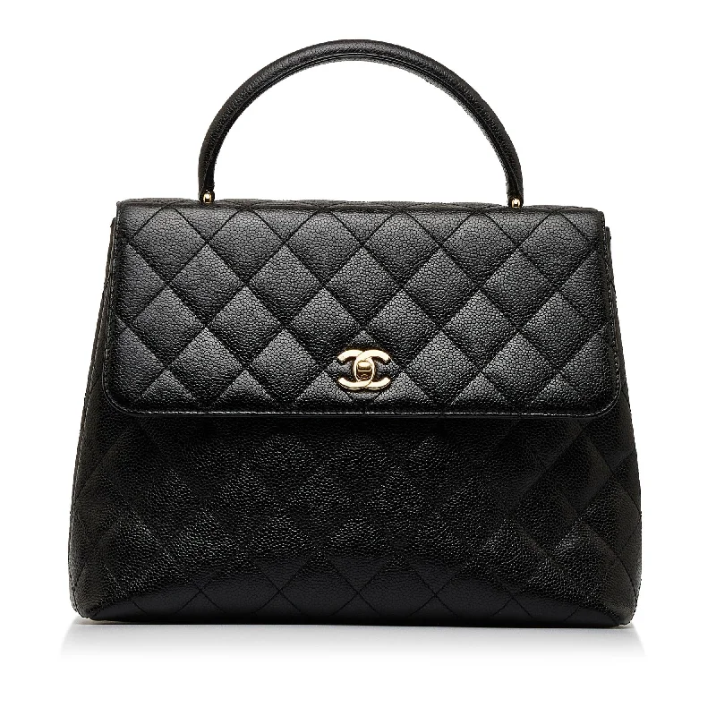 Chanel Caviar Kelly Top Handle (SHG-HtbV6X)