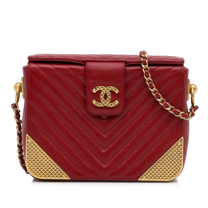 Chanel Chevron Rock The Corner Minaudiere Bag (SHG-I6iCTy)