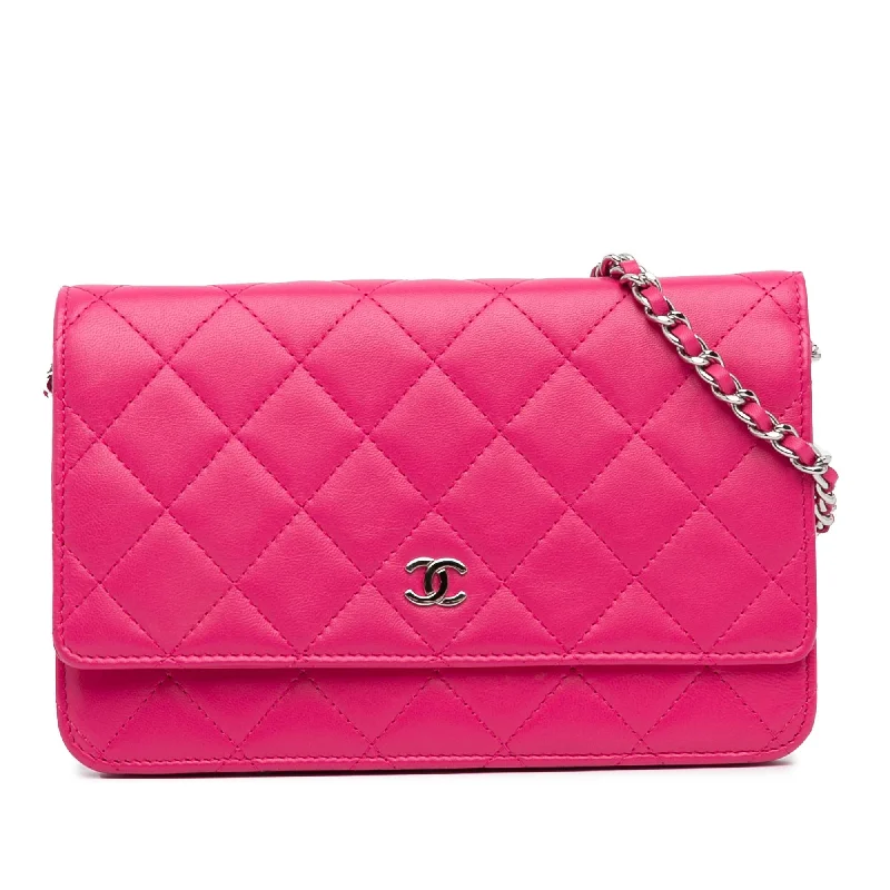 Chanel Classic Lambskin Wallet on Chain (SHG-rgu6gY)