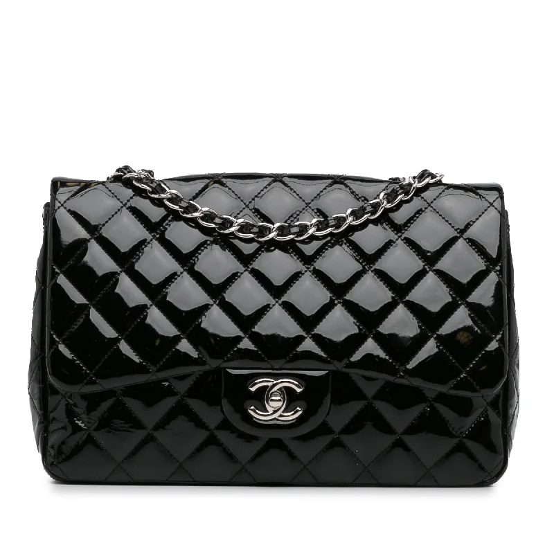 Chanel Jumbo Classic Patent Single Flap (SHG-0iRSAh)