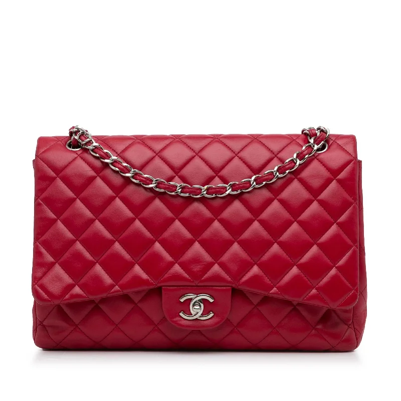 Chanel Maxi Classic Lambskin Single Flap (SHG-xV8Ciu)