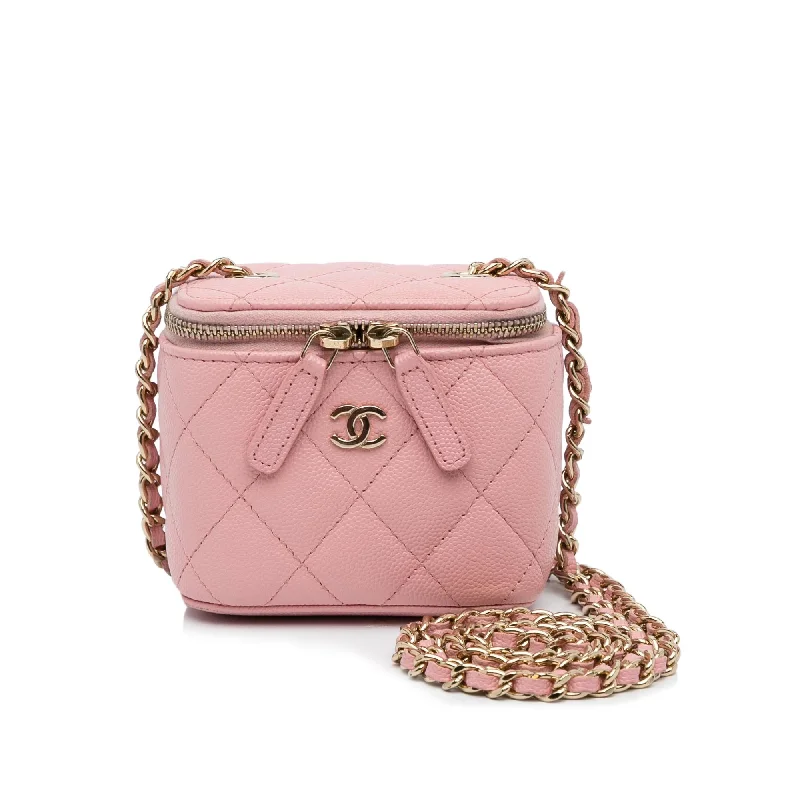 Chanel Mini Classic Caviar Vanity Case (SHG-kgbpy5)