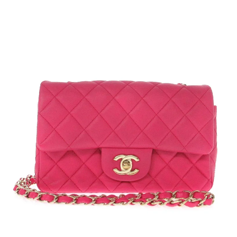 Chanel Mini Classic Lambskin Rectangular Single Flap (SHG-xTQk8y)