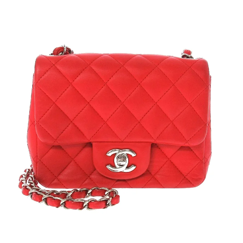 Chanel Mini Classic Lambskin Square Single Flap (SHG-bY710T)