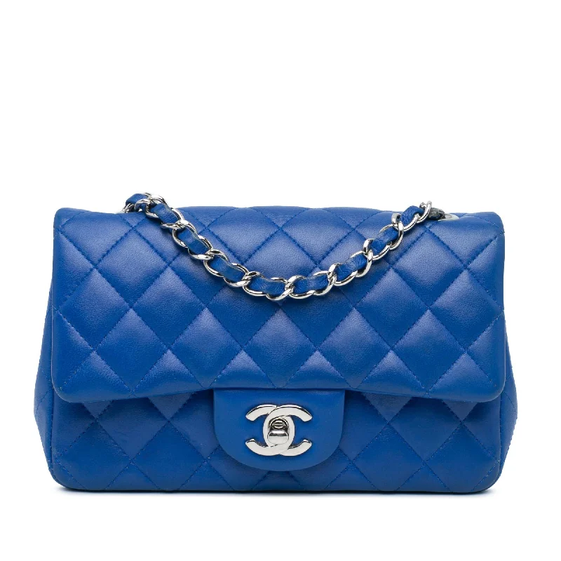 Chanel Mini Rectangular Classic Lambskin Single Flap (SHG-8ox5rx)