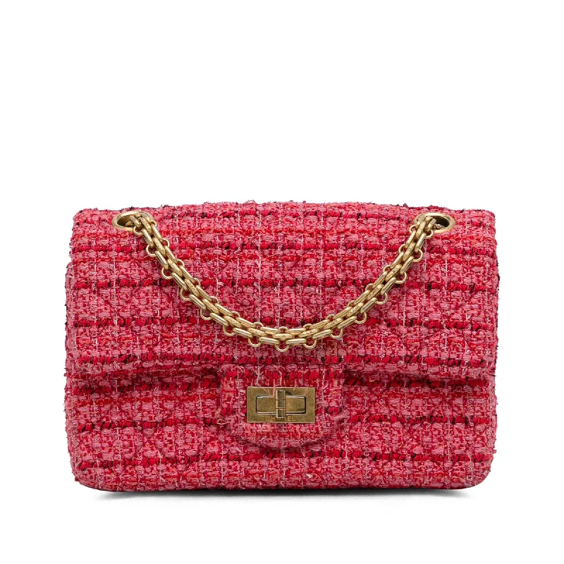 Chanel Mini Rectangular Tweed Reissue Single Flap (SHG-gJDjoh)