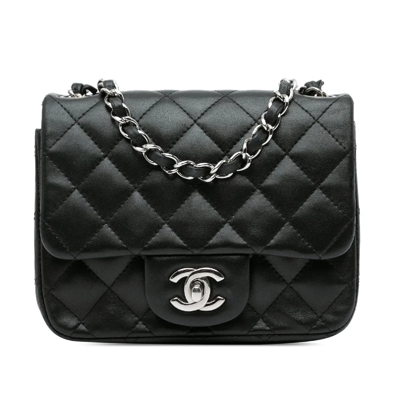 Chanel Mini Square Classic Lambskin Single Flap (SHG-dYzu0j)